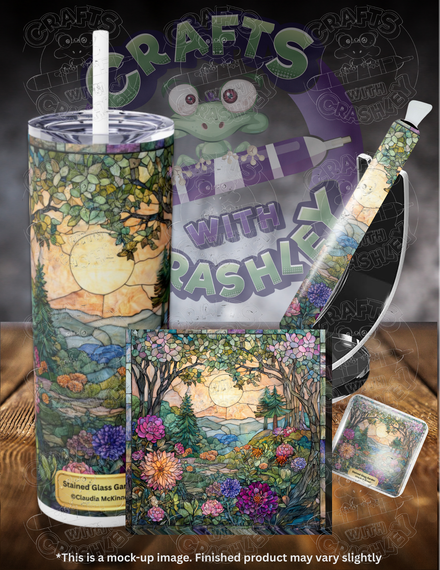 Product Bundle "Stained Glass Garden" by ©Claudia McKinney