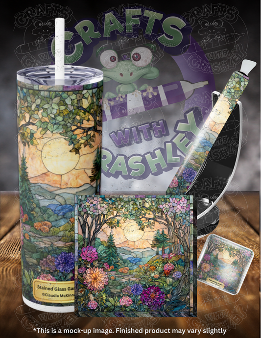 Product Bundle "Stained Glass Garden" by ©Claudia McKinney