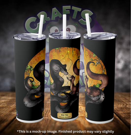 Riki Tiki by ©Mandie Manzano 20oz Skinny Tumbler