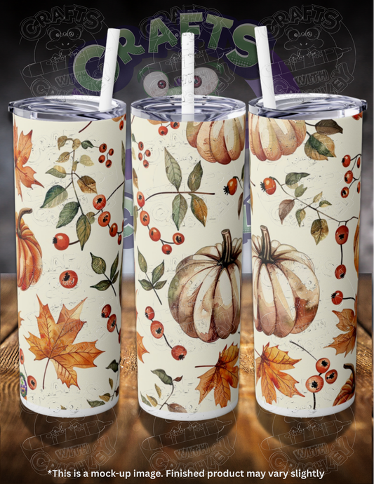 Classic Fall Skinny Tumbler