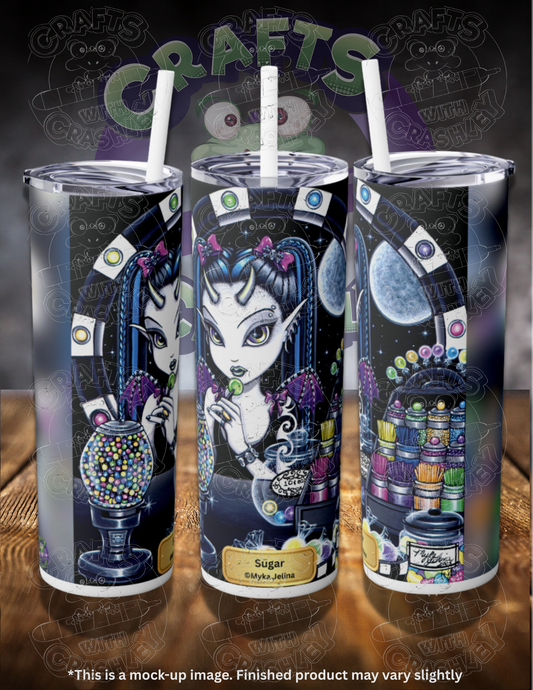 Sugar by ©Myka Jelina 20oz Skinny Tumbler
