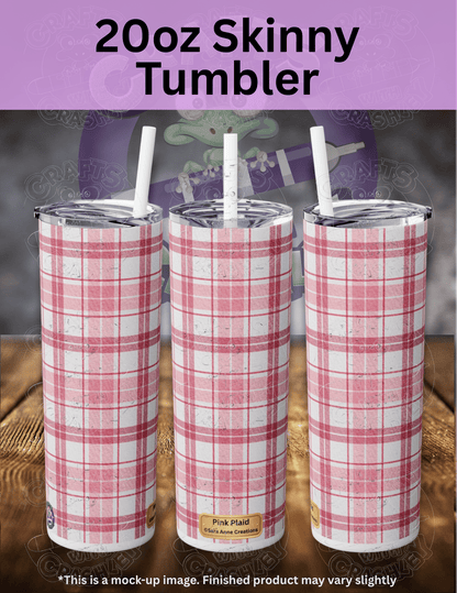 "Pink Plaid" by ©Sara Anne Creations Premium Accessories for Diamond Painting