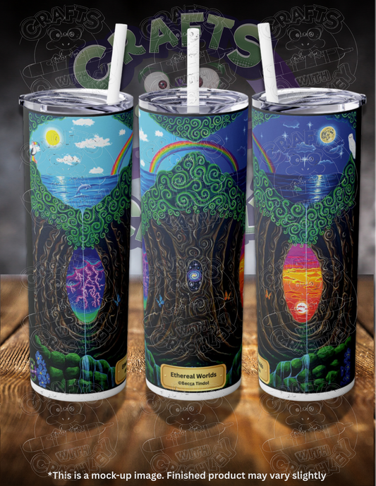 Ethereal Worlds by ©Becca Tindol 20oz Skinny Tumbler