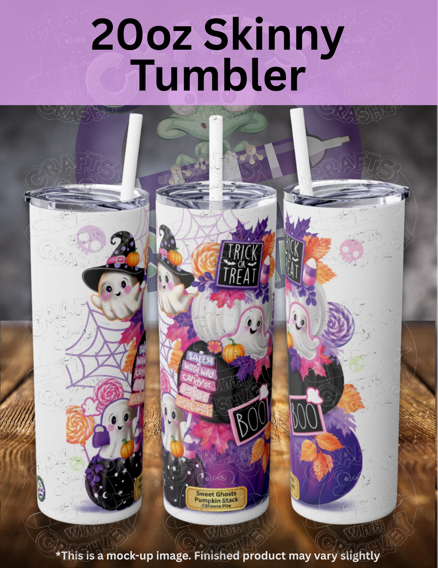 "Sweet Ghosts Pumpkin Stack" by ©Sheena Pike Premium Accessories for Diamond Painting