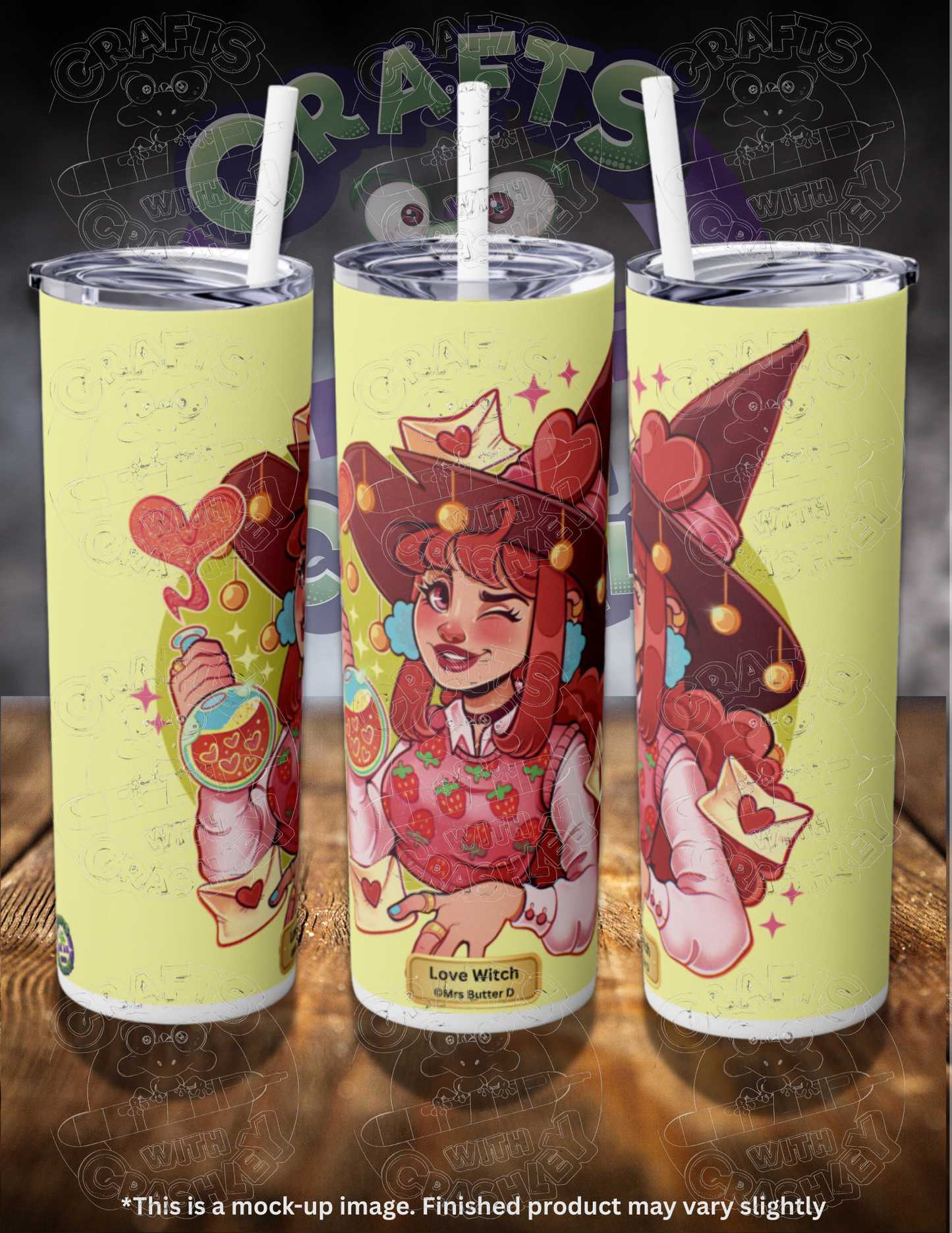 Love Witch by ©Mrs Butter D 20oz Skinny Tumbler