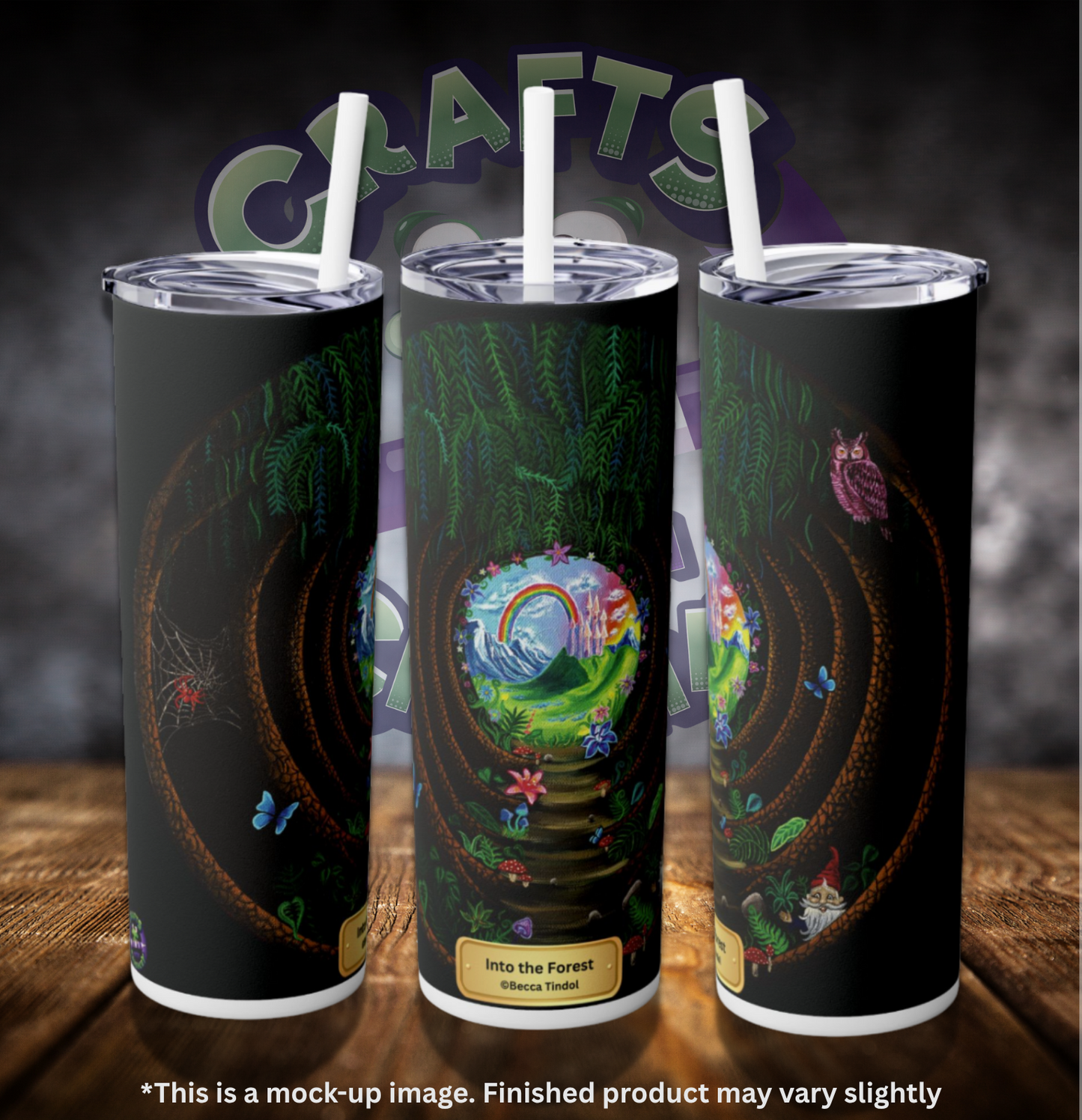 Into the Forest by ©Becca Tindol 20oz Skinny Tumbler