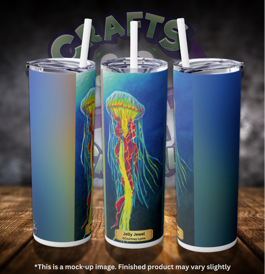 Jelly Jewel By ©Courtney Lyons 20oz Skinny Tumbler