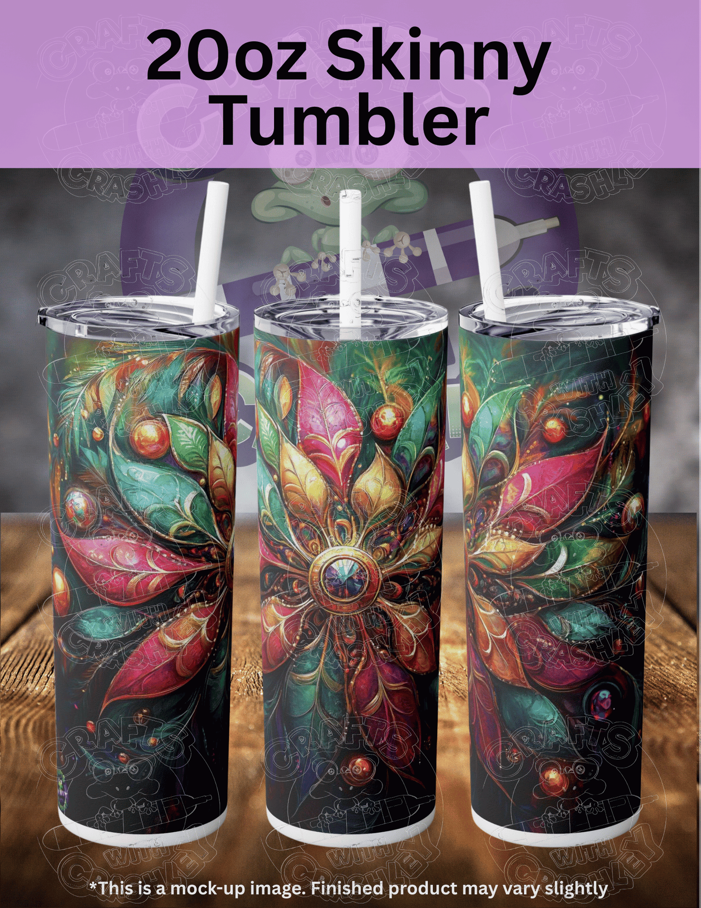 "Poinsettia Christmas Ornament" by ©Peggy Collins Premium Accessories for Diamond Painting