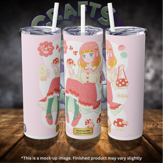 Mushroom Mix by ©Hiroko Hashimoto 20oz Skinny Tumbler