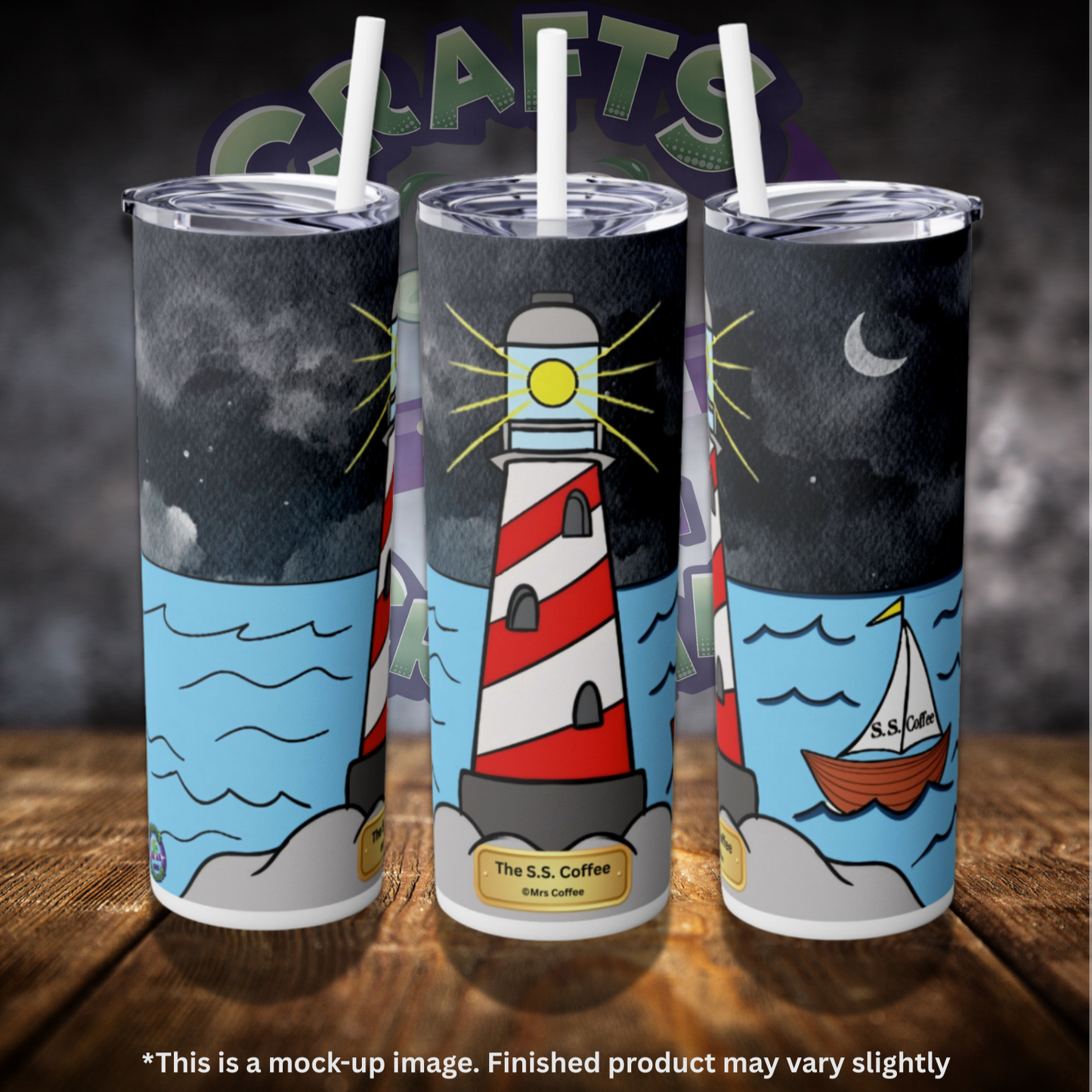 The S.S. Coffee by ©Mrs Coffee 20oz Skinny Tumbler