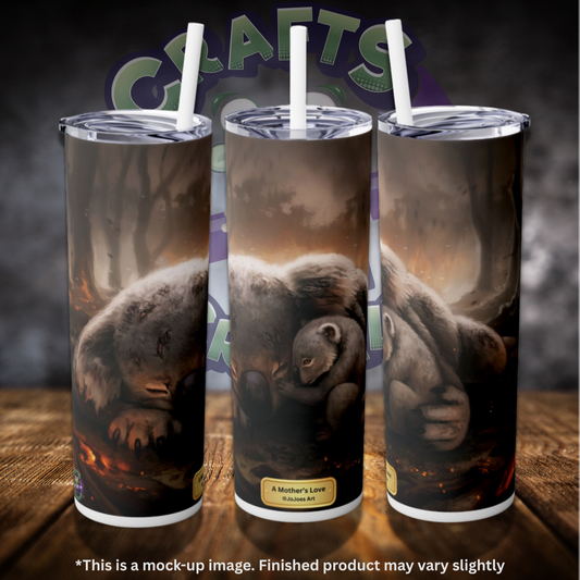 A Mother's Love by ©JoJoes Art 20oz Skinny Tumbler