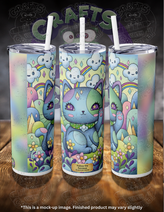 Follow the Rainbow by ©Jeremiah Ketner 20oz Skinny Tumbler