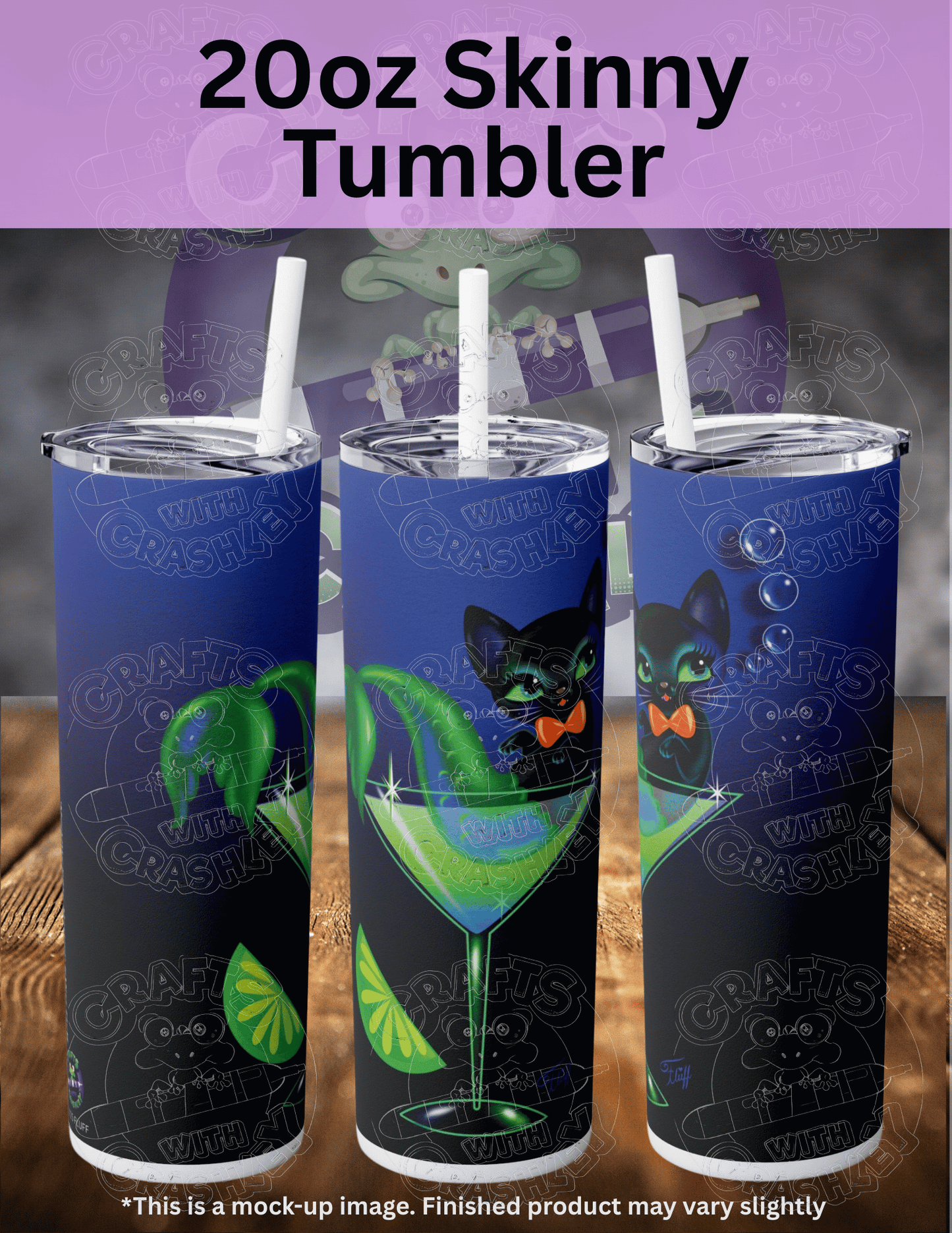 "Merkitty Kitty Martini" by ©Miss Fluff Premium Accessories for Diamond Painting