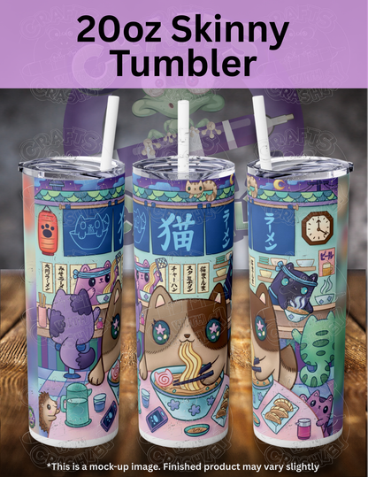 "Neko Ramen" by ©Jeremiah Ketner Premium Accessories for Diamond Painting