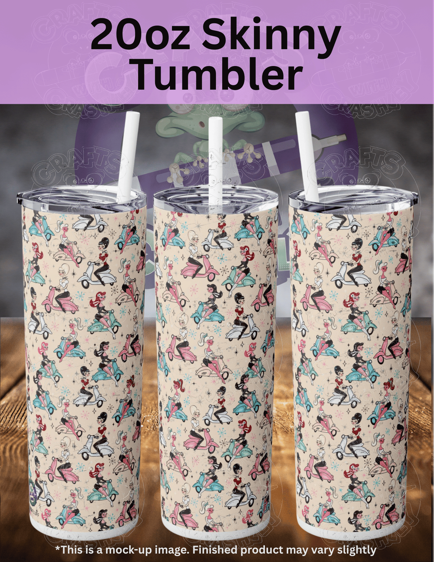 "Scooter Girls" by ©Miss Fluff Premium Accessories for Diamond Painting