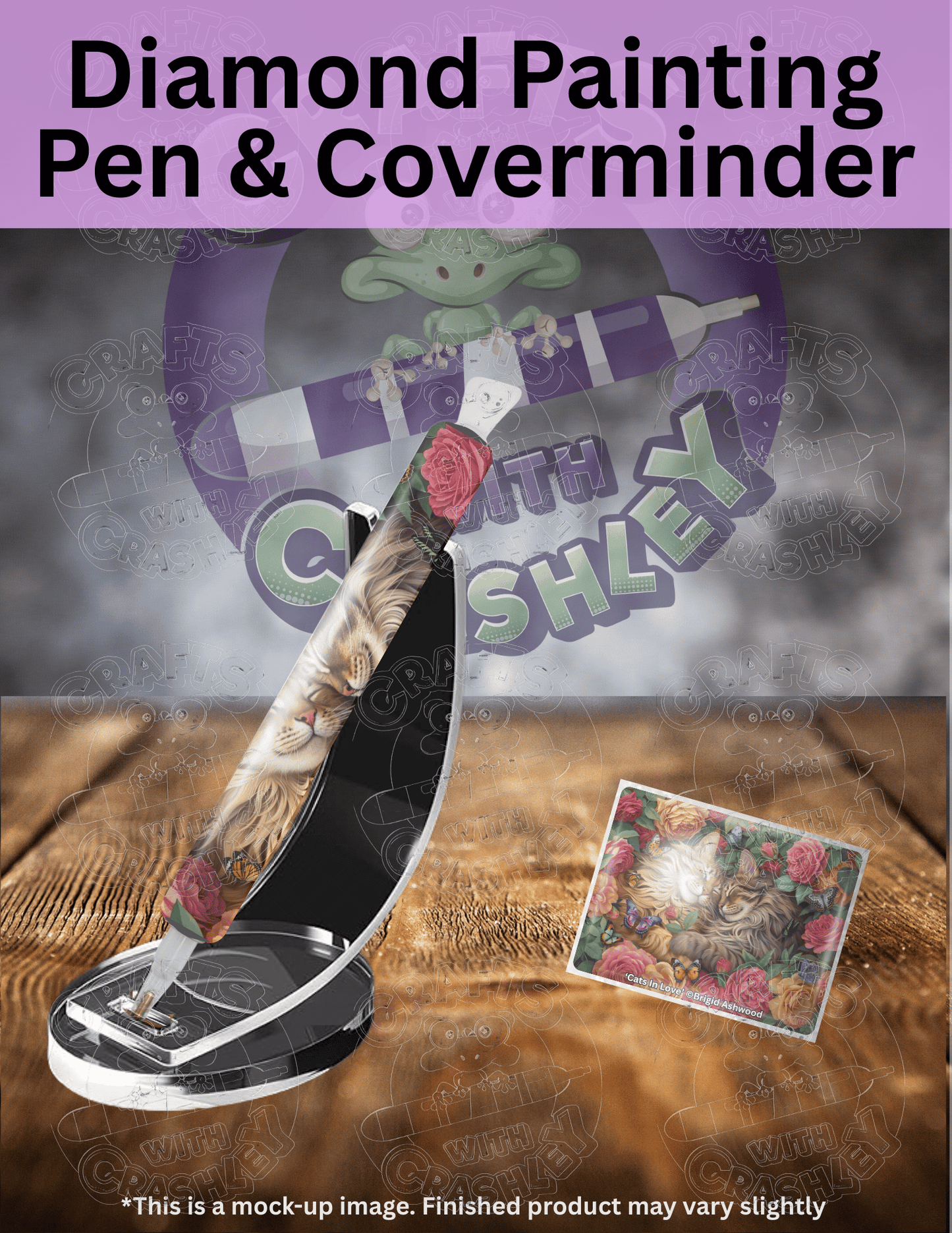 "Cats in Love" by ©Brigid Ashwood Premium Accessories for Diamond Painting