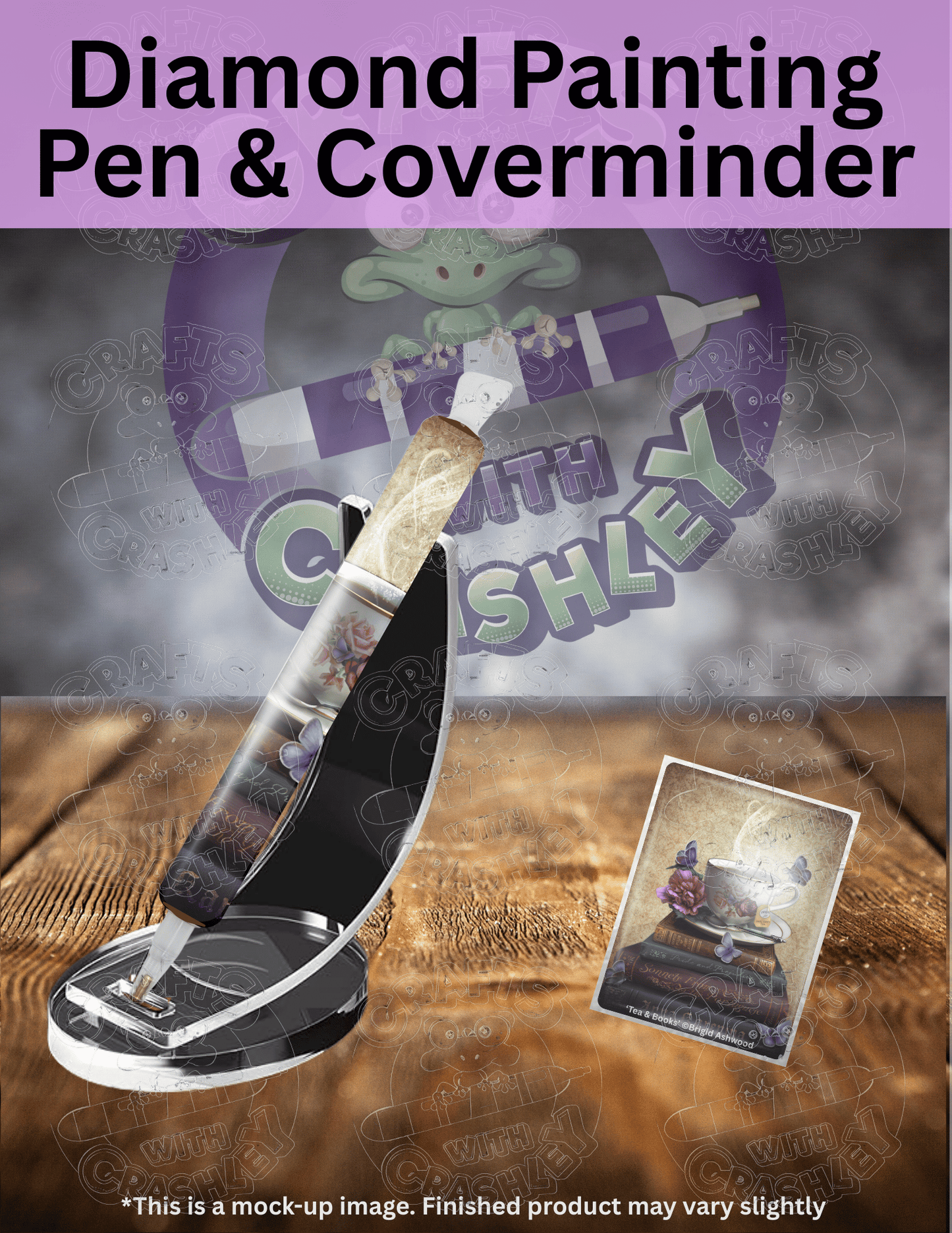 "Tea & Books" by ©Brigid Ashwood Premium Accessories for Diamond Painting