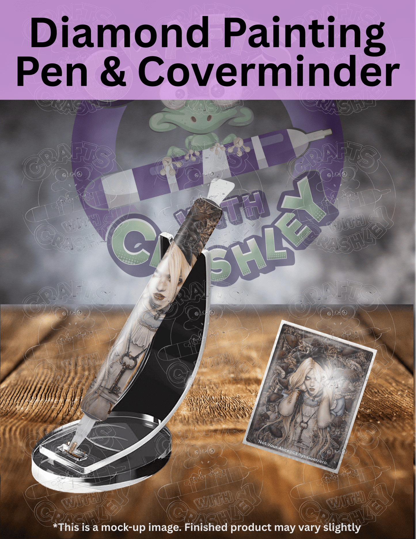 "Not Your Alice" by ©Enys Guerrero Premium Accessories for Diamond Painting