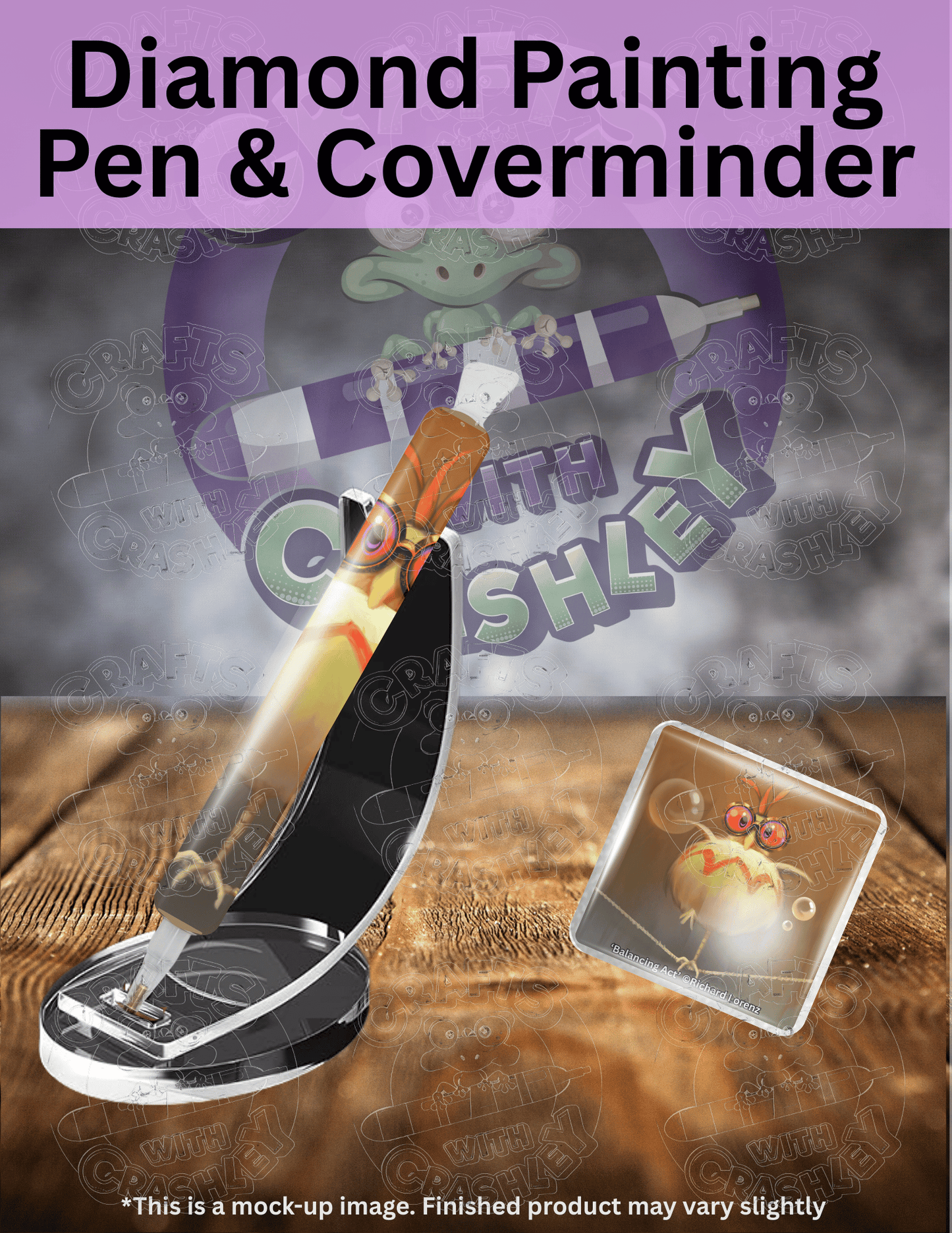 "J J Balancing Act" by ©Richard Lorenz Premium Accessories for Diamond Painting