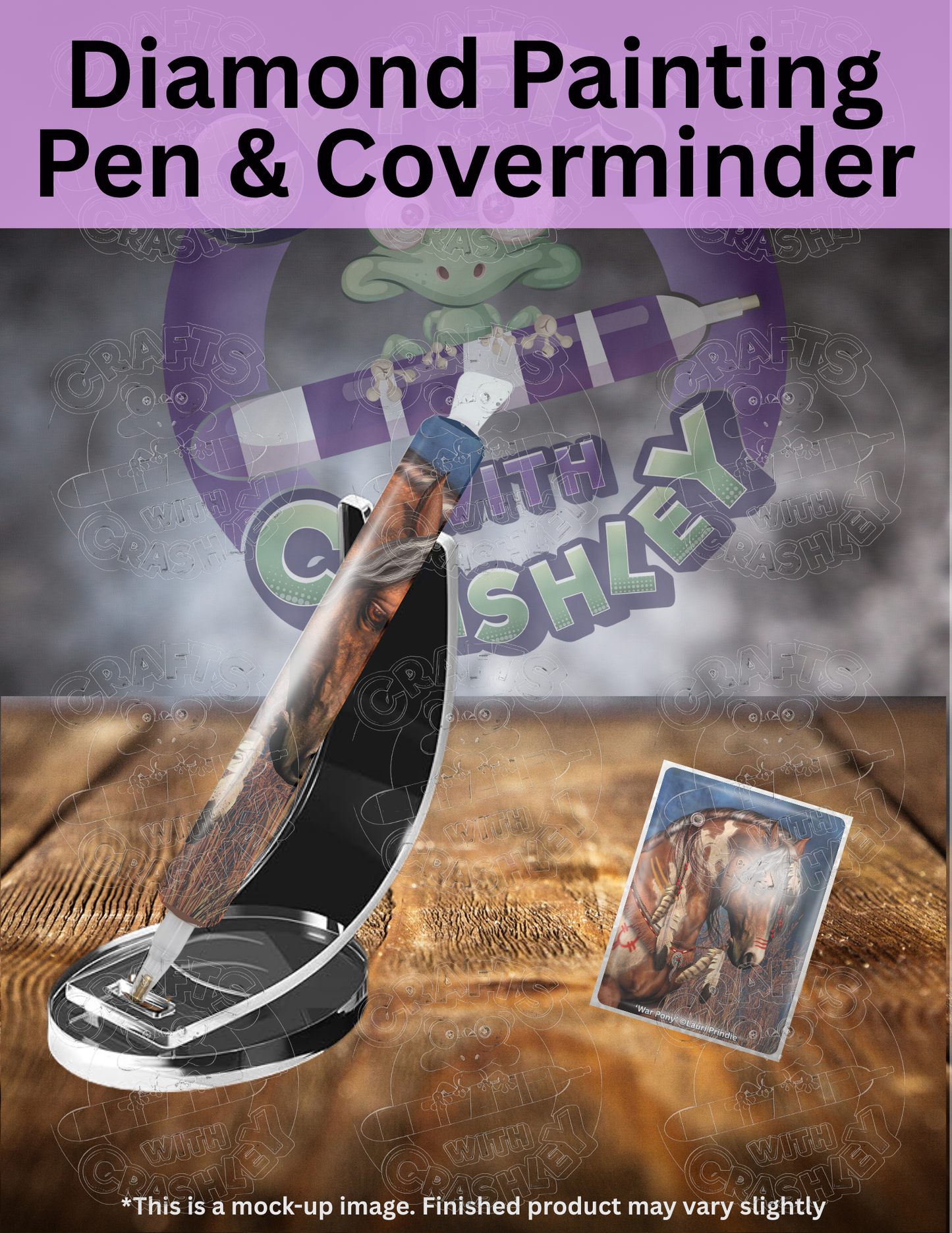 "War Pony" by ©Laurie Prindle Premium Accessories for Diamond Painting