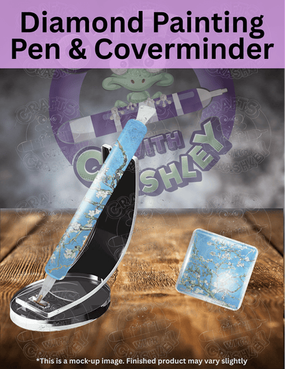 "Almond Blossoms" by Vincent Van Gogh Premium Accessories for Diamond Painting