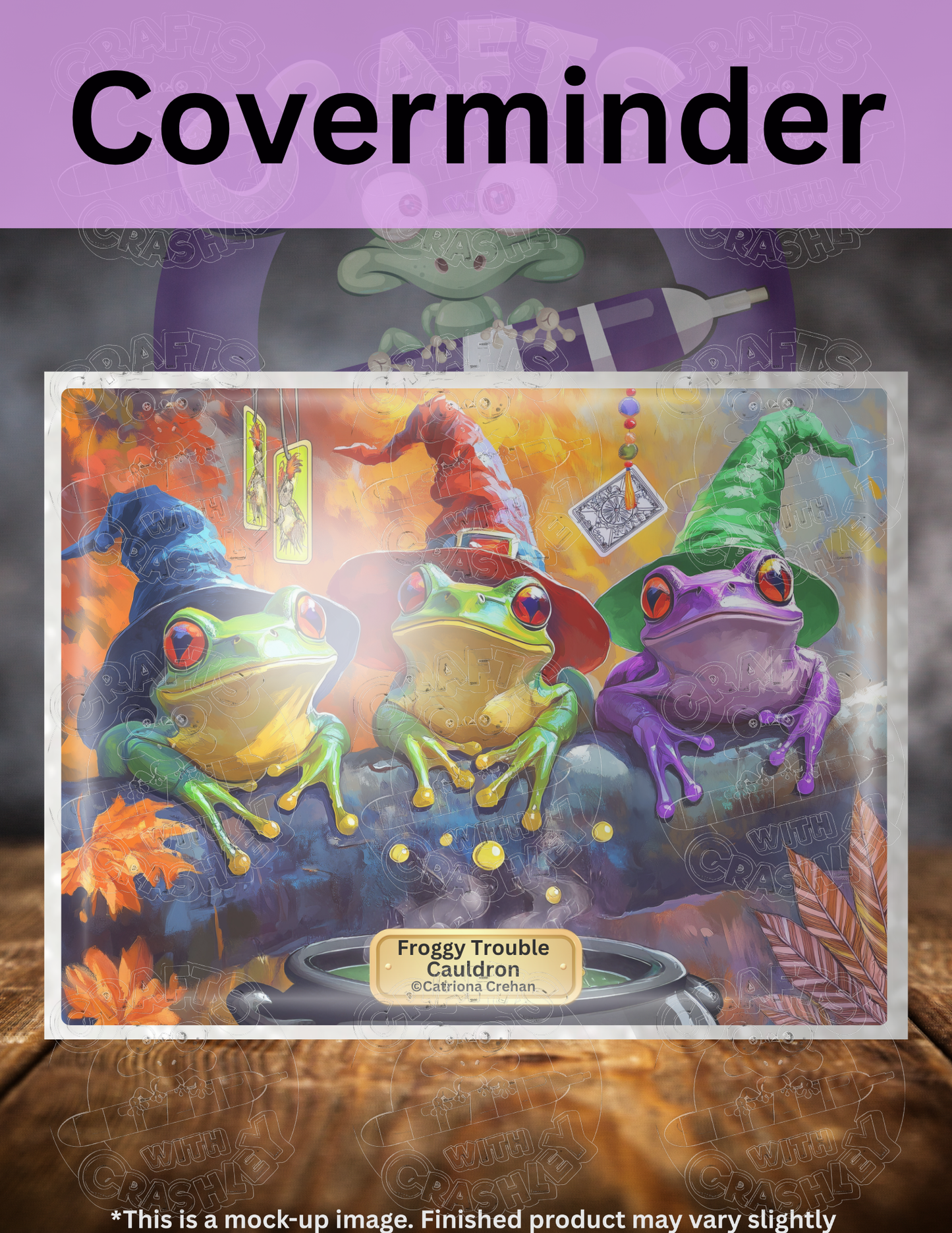 "Froggy Trouble Cauldron" by ©Catriona Crehan Premium Accessories for Diamond Painting