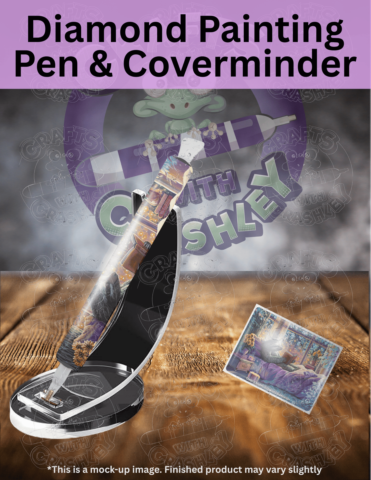 "Debi's Sloth" by ©Dakota Daetwiler Premium Accessories for Diamond Painting