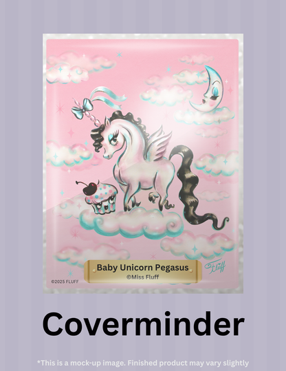 Baby Unicorn Pegasus By ©Miss Fluff Limited Edition Coverminder