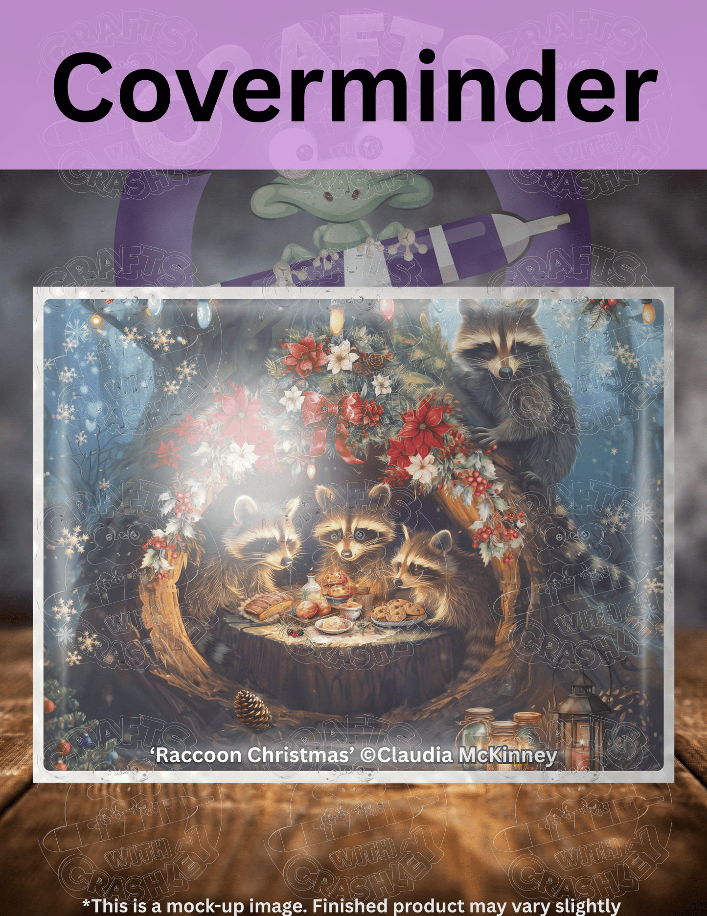 "Raccoon Christmas" by ©Claudia McKinney Premium Accessories for Diamond Painting