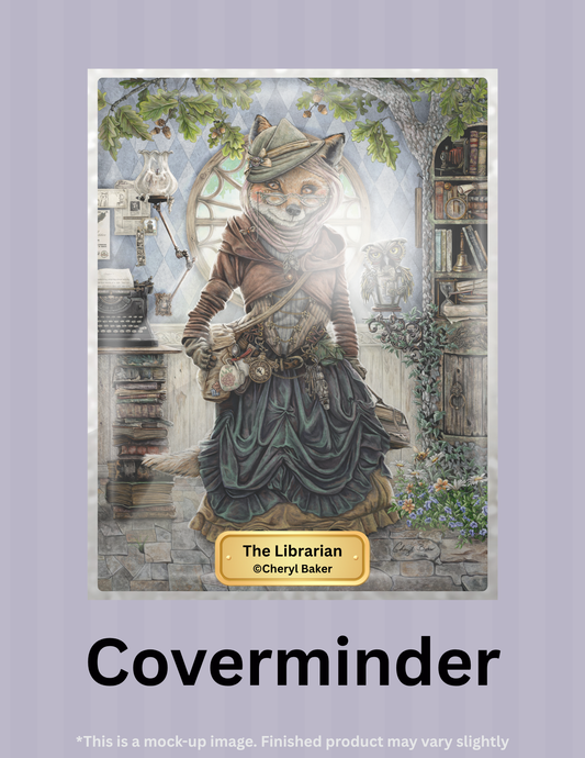 The Librarian by ©Cheryl Baker Limited Edition Coverminder