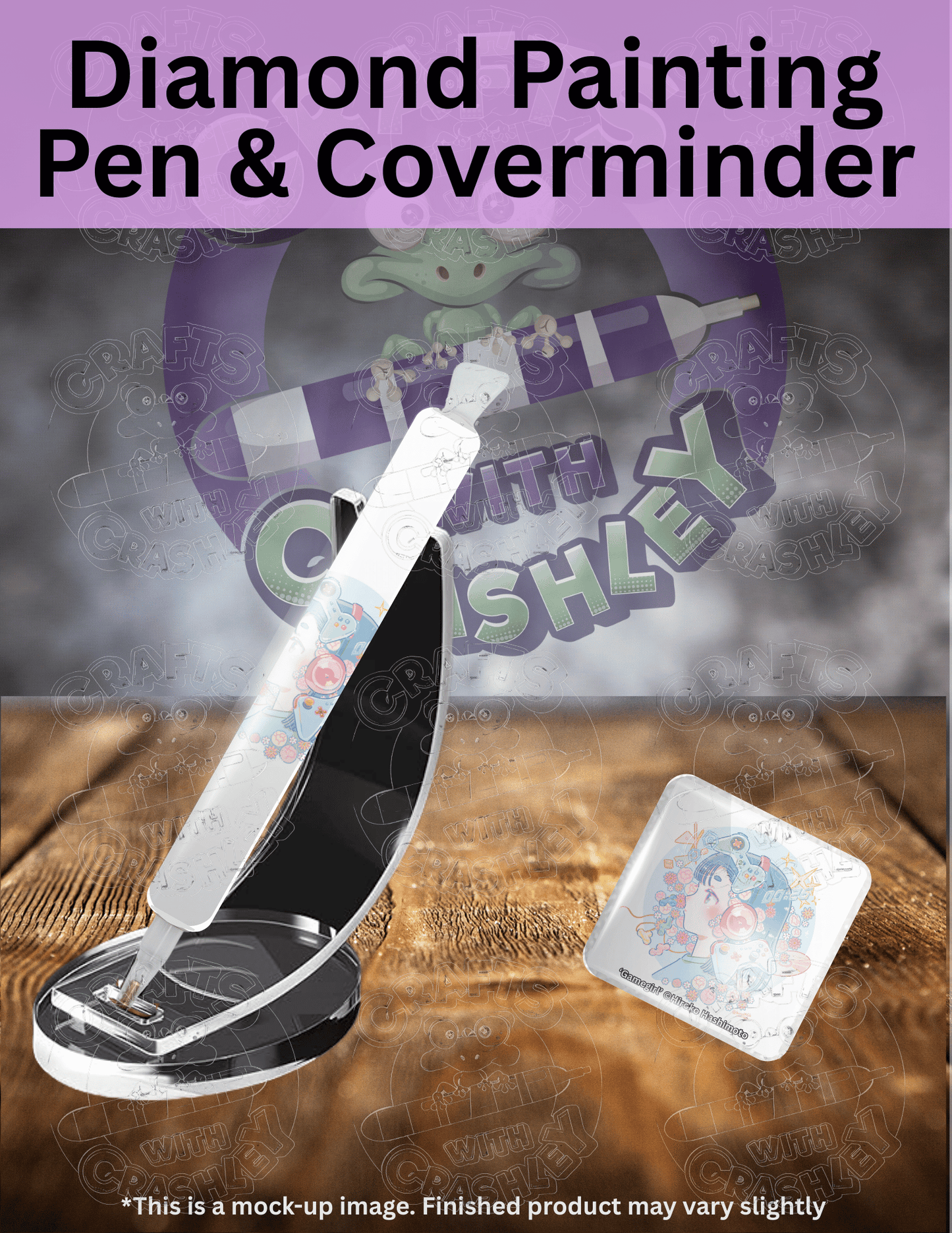 "Gamegirl" by ©Hiroko Hashimoto Premium Accessories for Diamond Painting