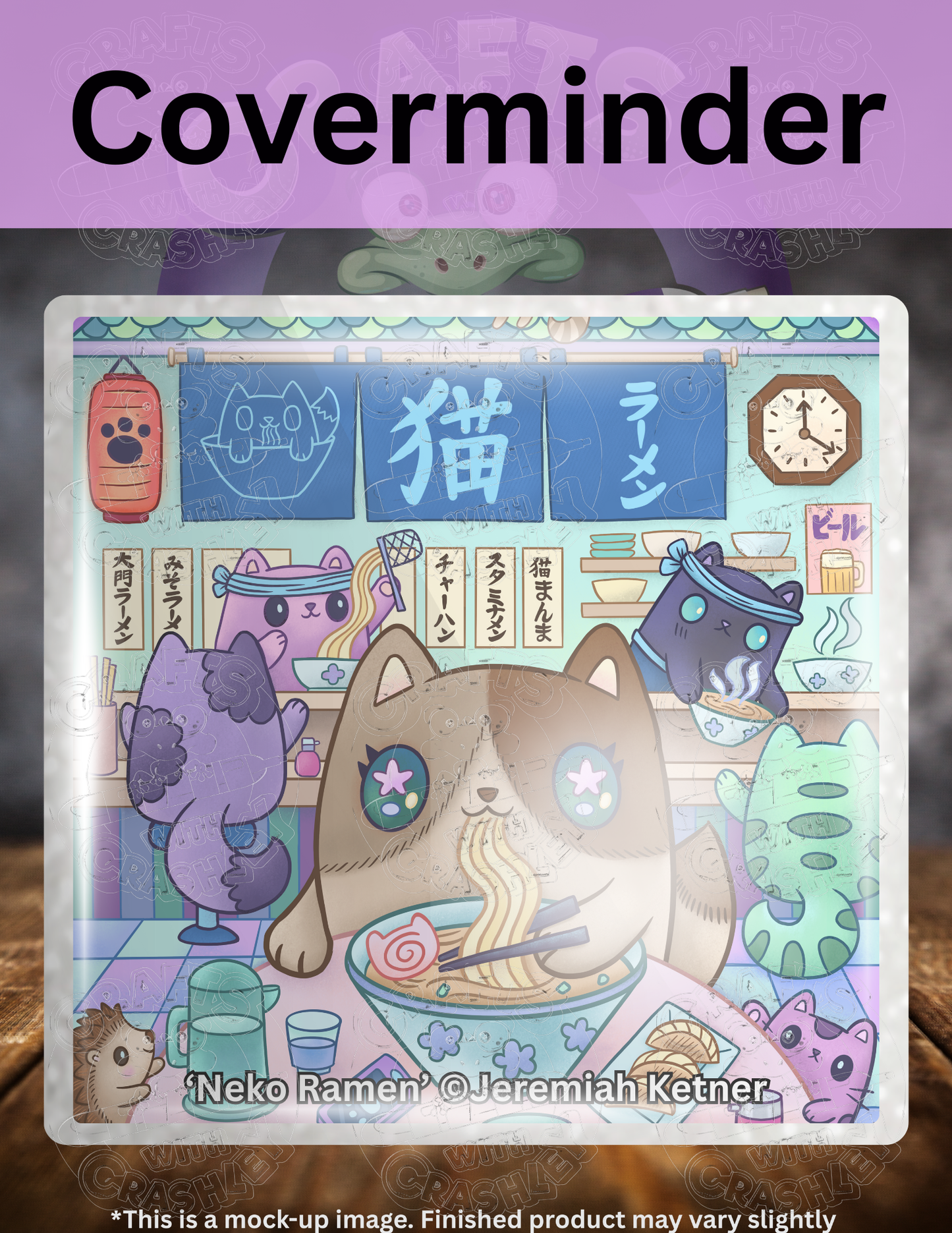 "Neko Ramen" by ©Jeremiah Ketner Premium Accessories for Diamond Painting