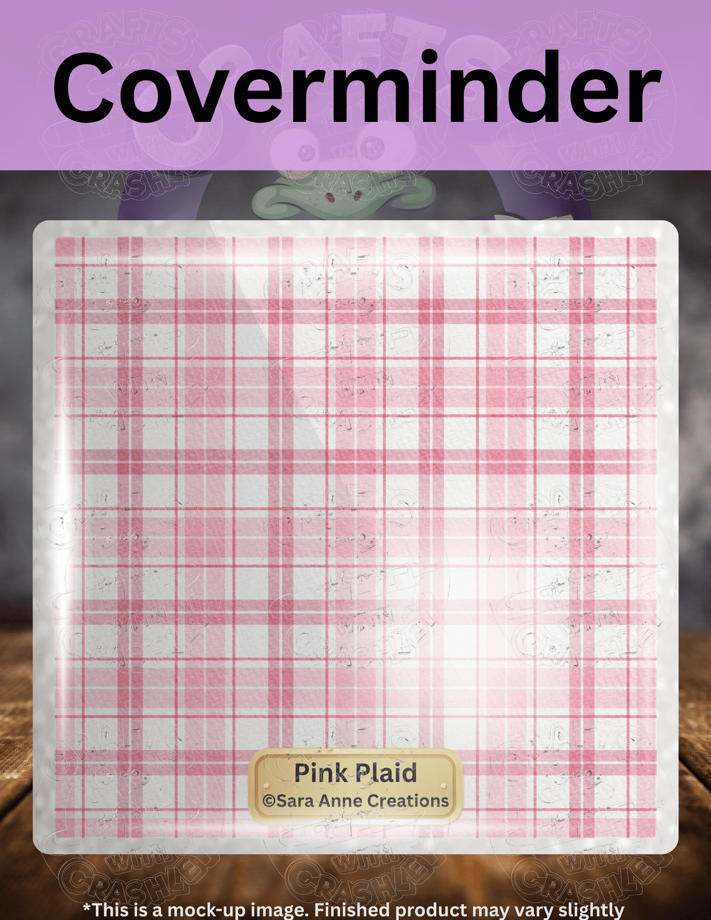 "Pink Plaid" by ©Sara Anne Creations Premium Accessories for Diamond Painting