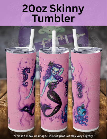 "Purple Haired Mermaid" by ©Miss Fluff Premium Accessories for Diamond Painting