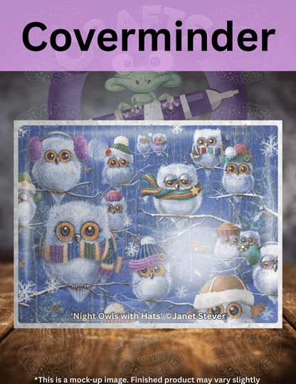 "Night Owls with Hats" by ©Janet Stever Premium Accessories for Diamond Painting