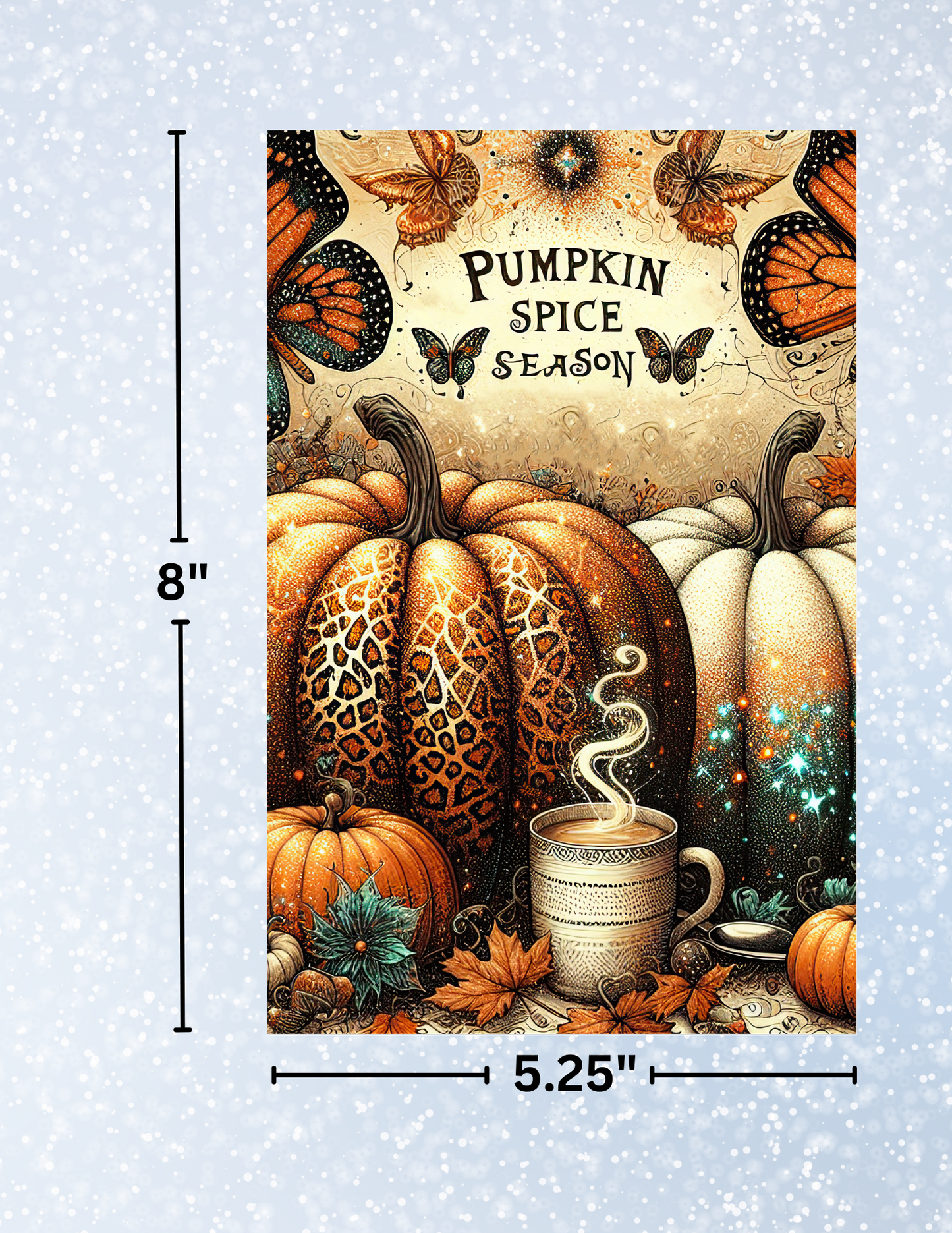 "Pumpkin Spice Season" Decorative Diamond Painting Release Papers