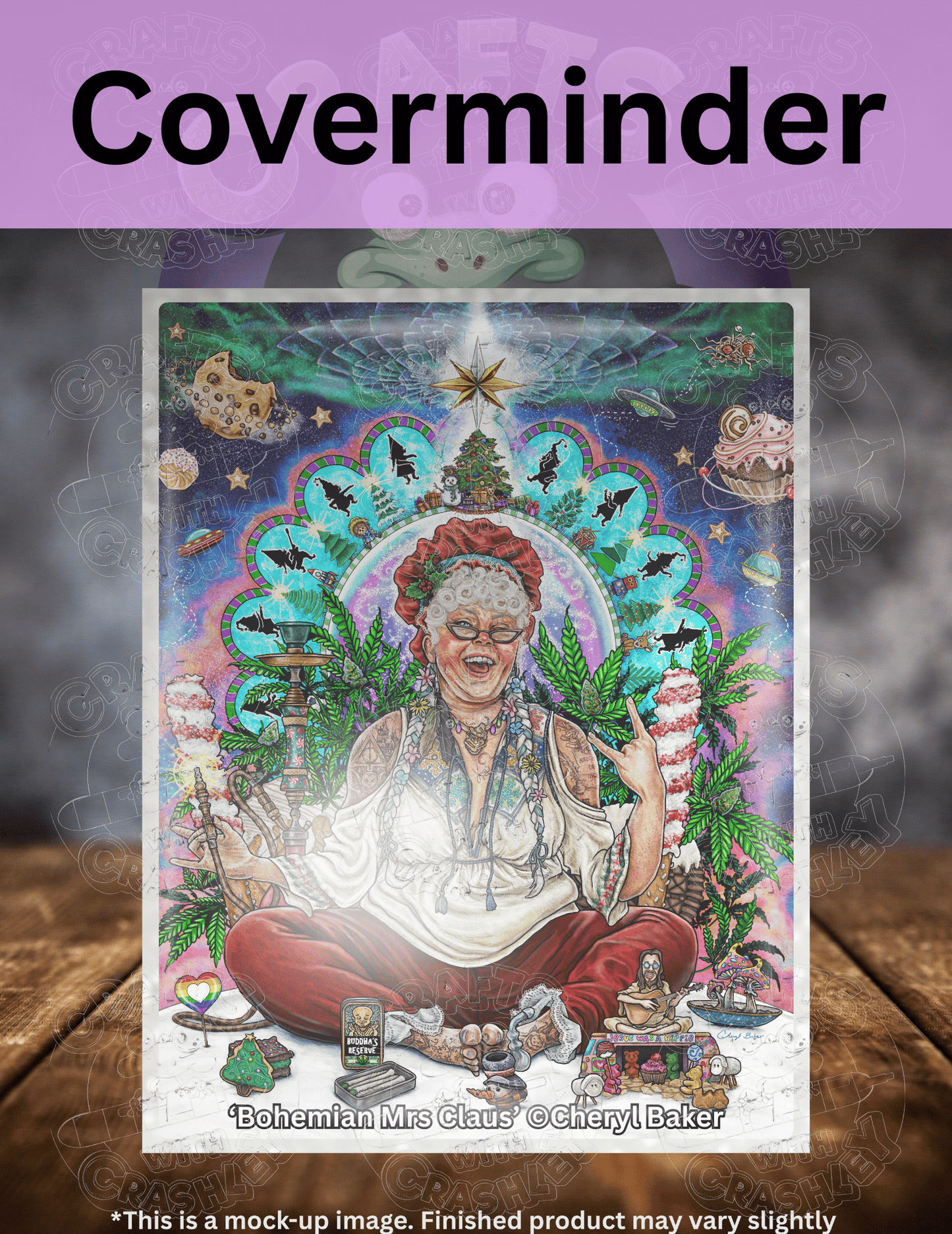 "Bohemian Mrs Claus" by ©Cheryl Baker Premium Accessories for Diamond Painting