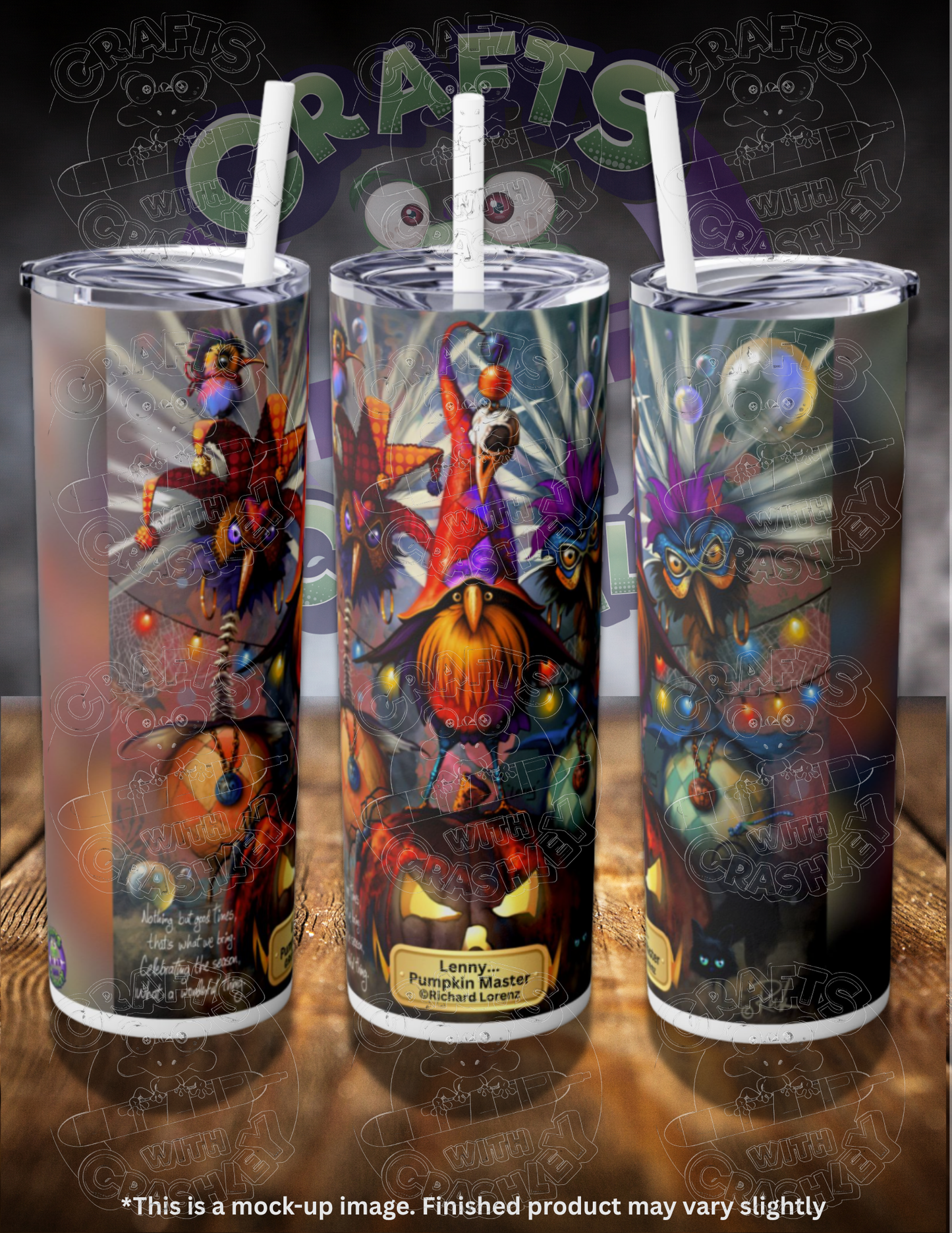 Lenny... Pumpkin Master by ©Richard Lorenz 20oz Skinny Tumbler