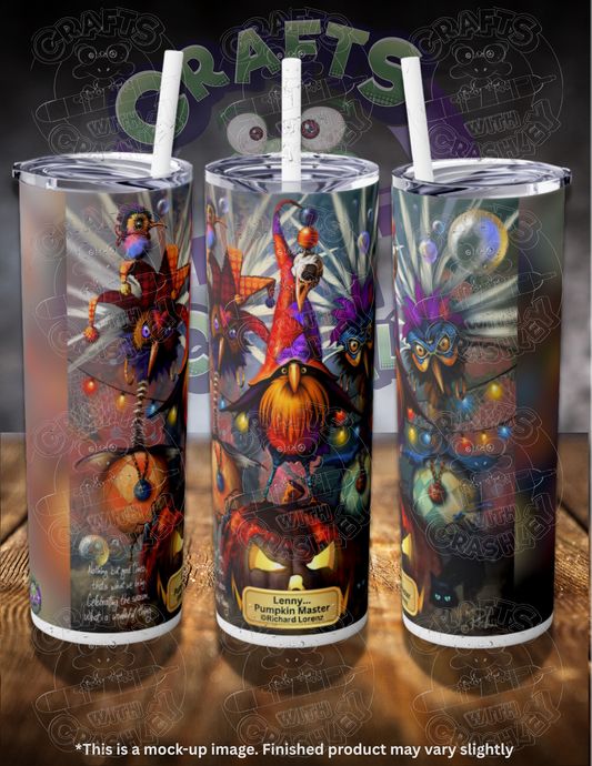 Lenny... Pumpkin Master by ©Richard Lorenz 20oz Skinny Tumbler