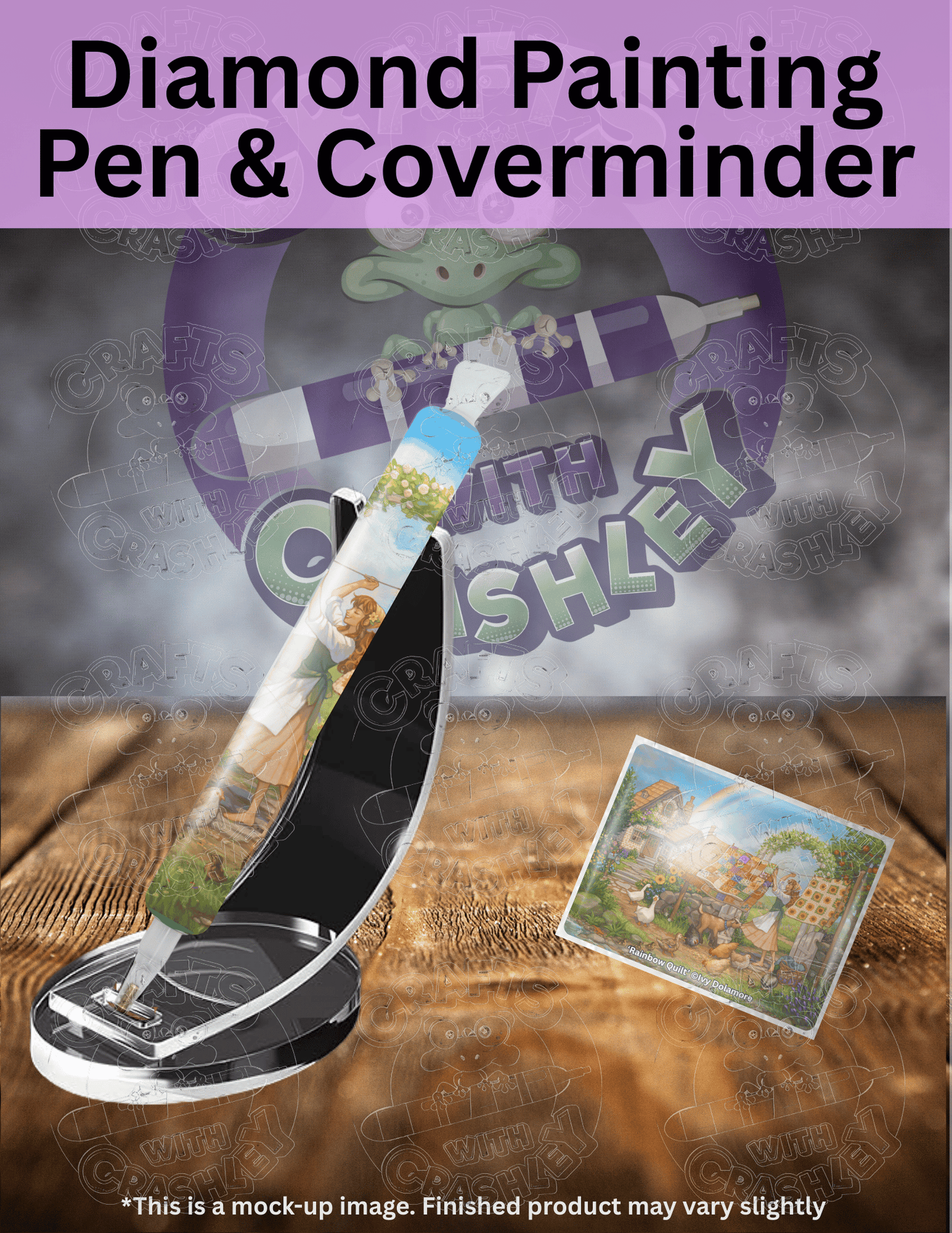 "Rainbow Quilt" by ©Ivy Dolamore Premium Accessories for Diamond Painting