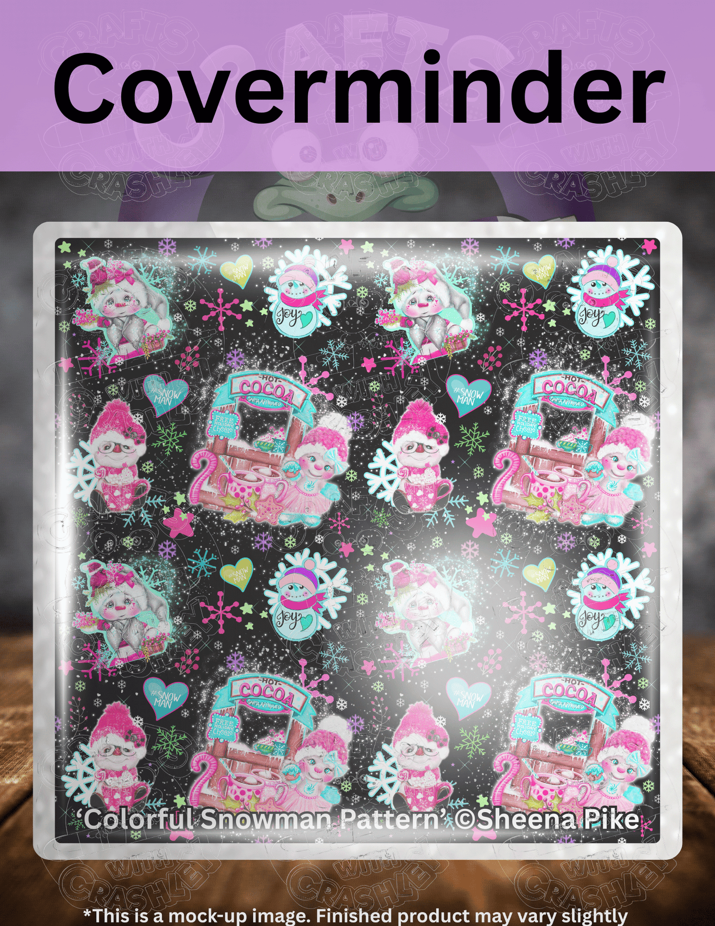 "Colorful Snowman Pattern" by ©Sheena Pike Premium Accessories for Diamond Painting