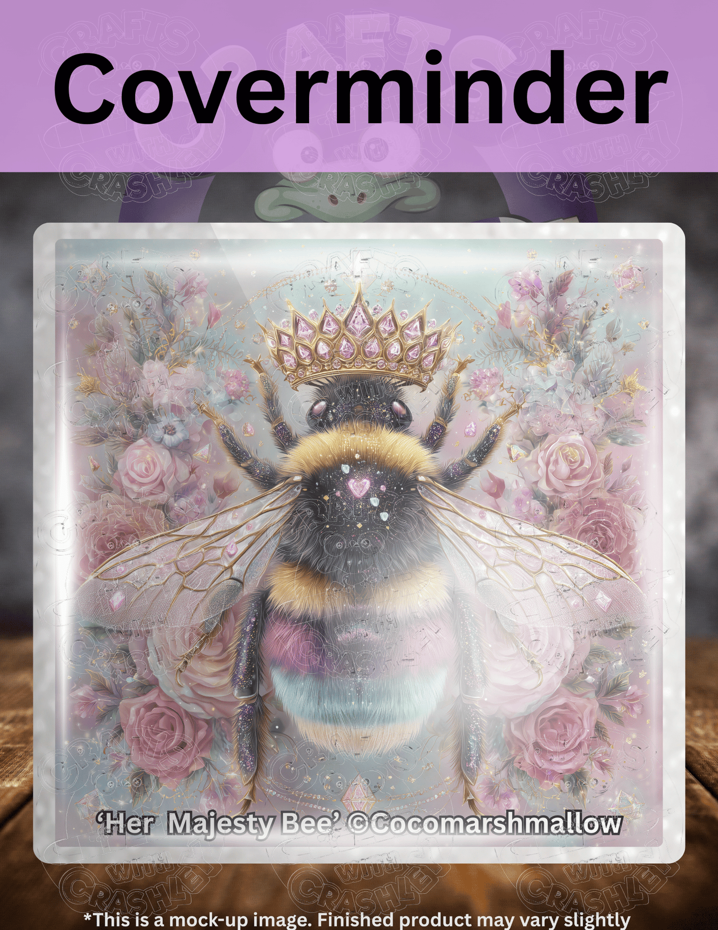 "Her Majesty Bee" by ©Cocomarshmallow Premium Accessories for Diamond Painting