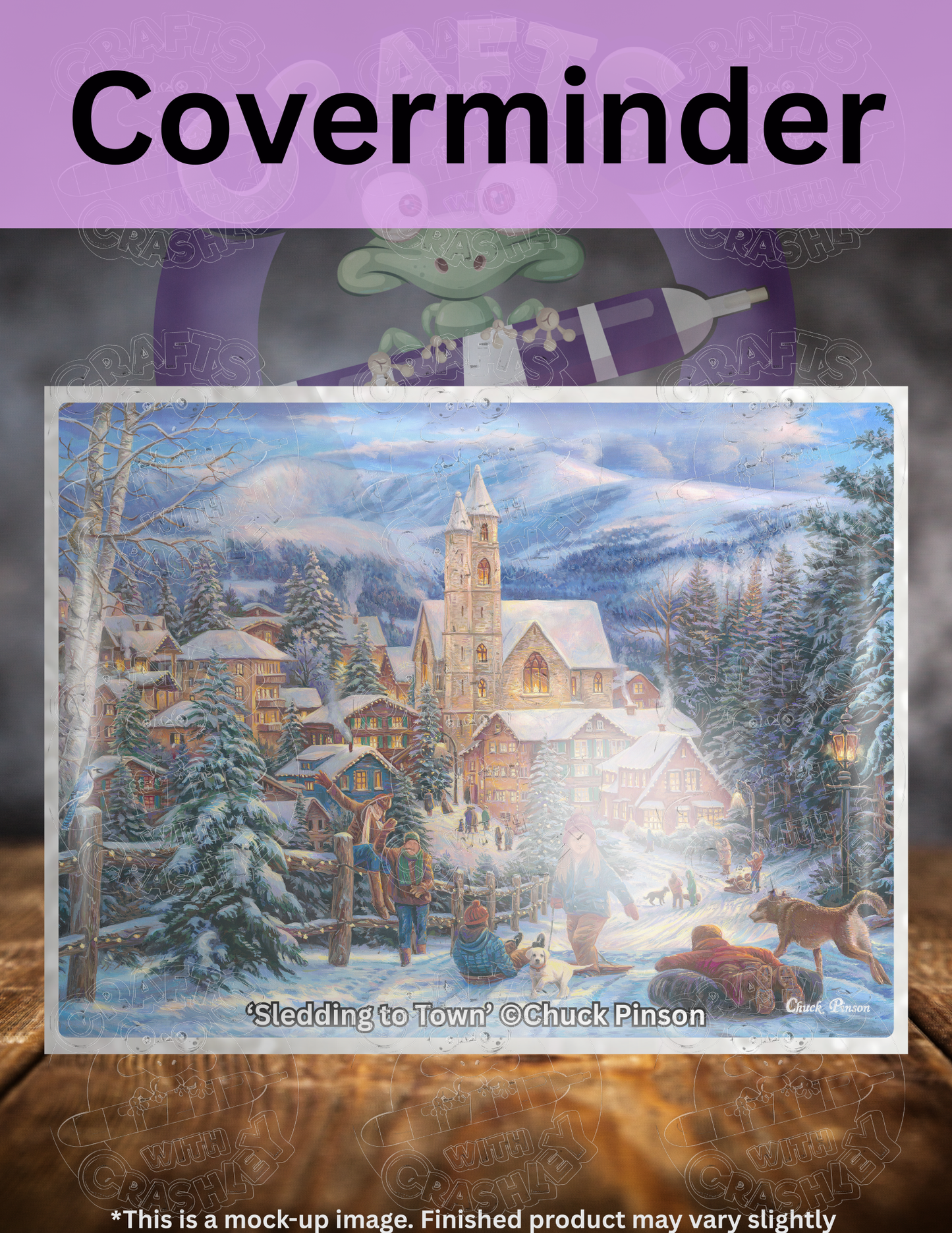 "Sledding to Town" by ©Chuck Pinson Premium Accessories for Diamond Painting