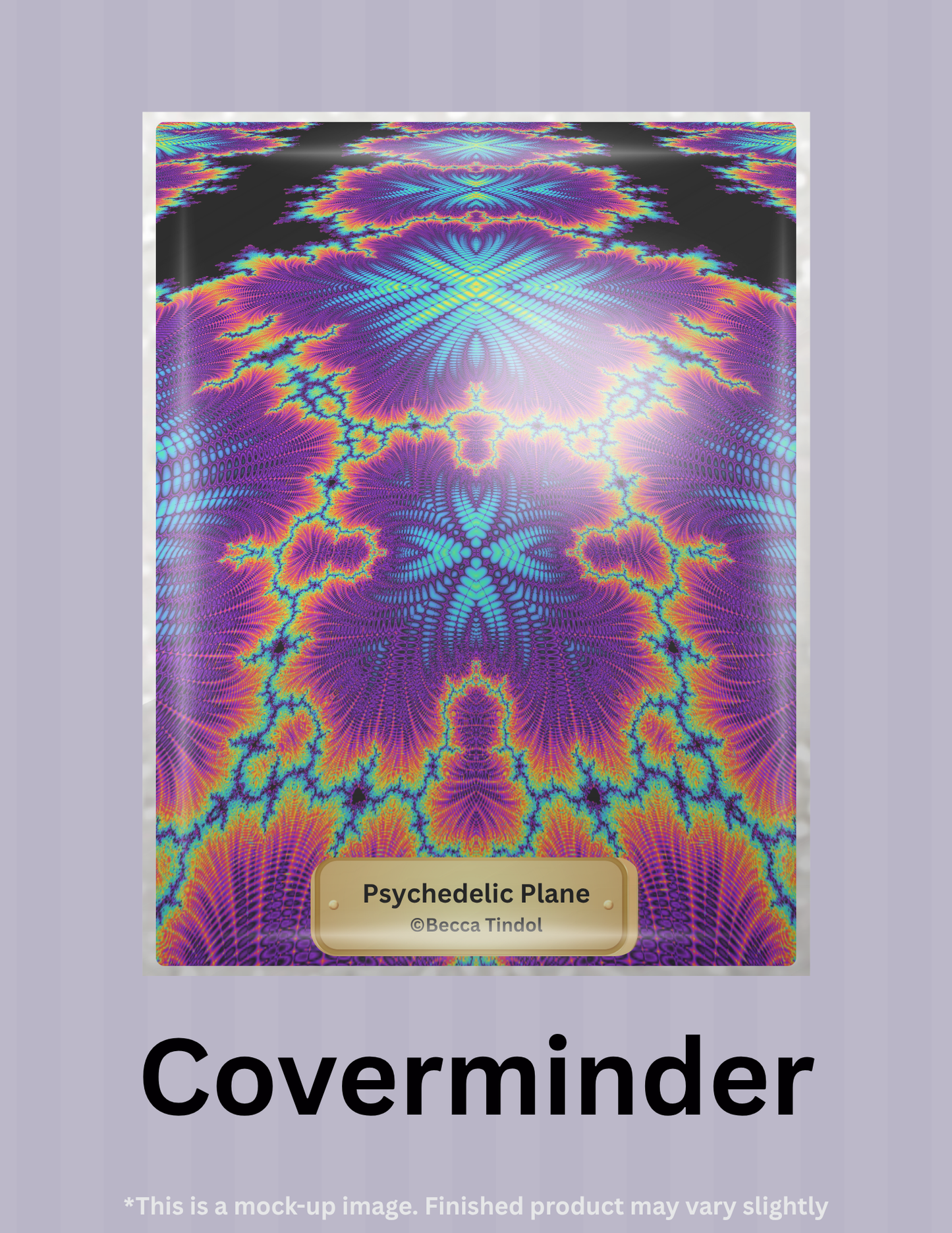 Psychedelic Plane by ©Becca Tindol Limited Edition Coverminder