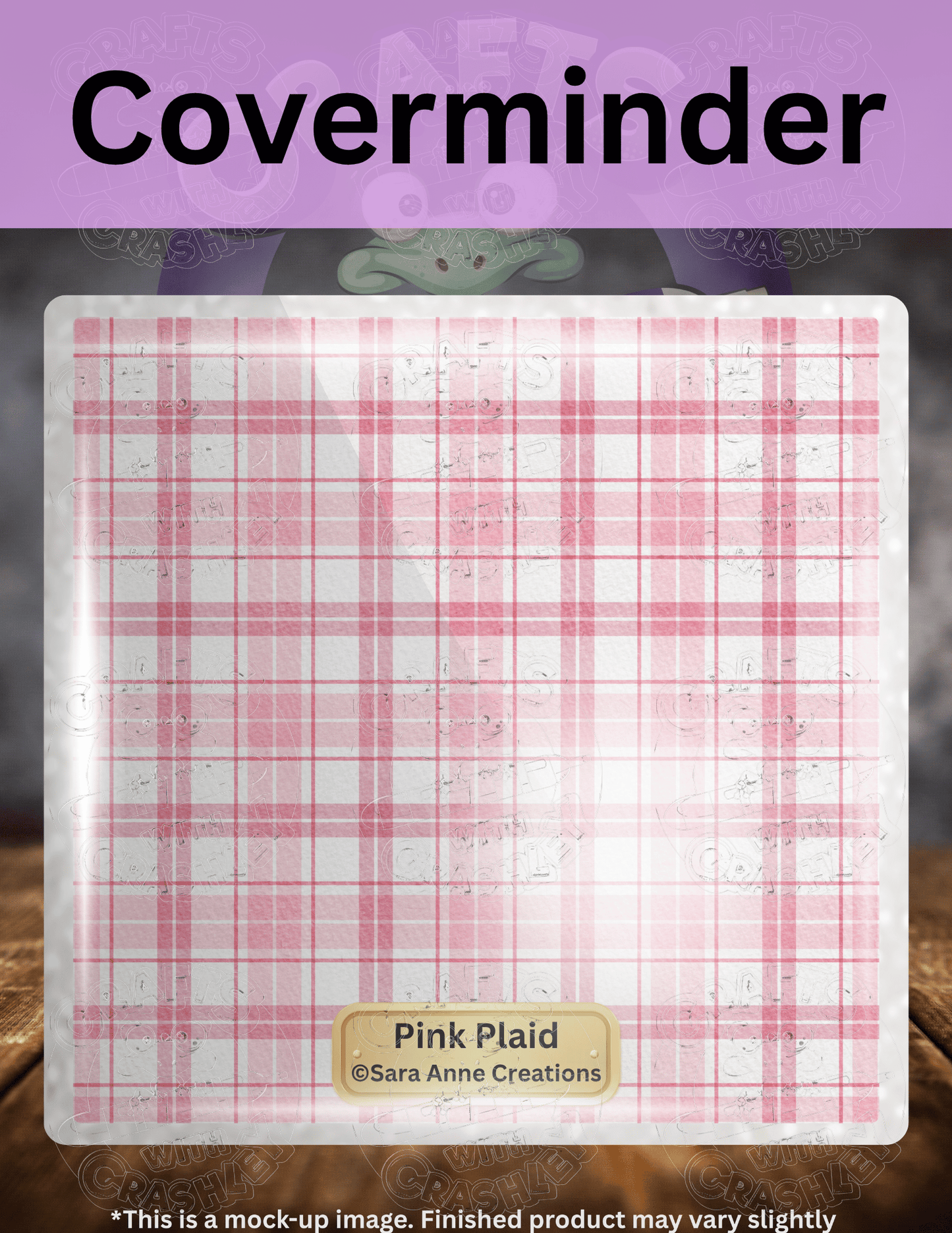 "Pink Plaid" by ©Sara Anne Creations Premium Accessories for Diamond Painting