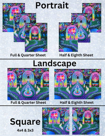 "Cosmic Garden" by Becca Tindol Decorative Diamond Painting Release Papers