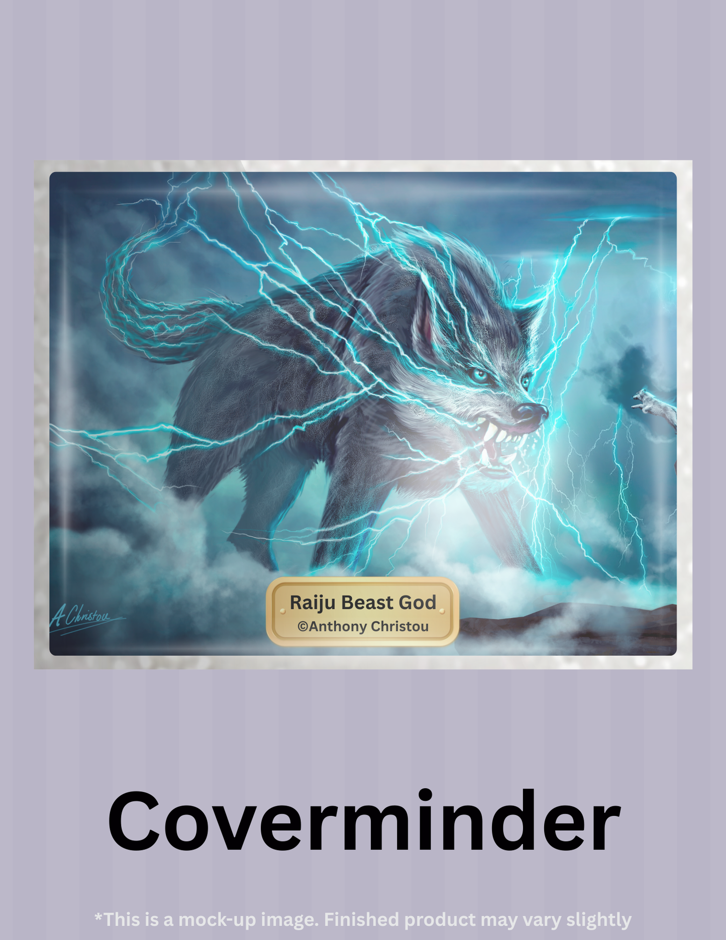 Raiju Beast God by ©Anthony Christou Limited Edition Coverminder