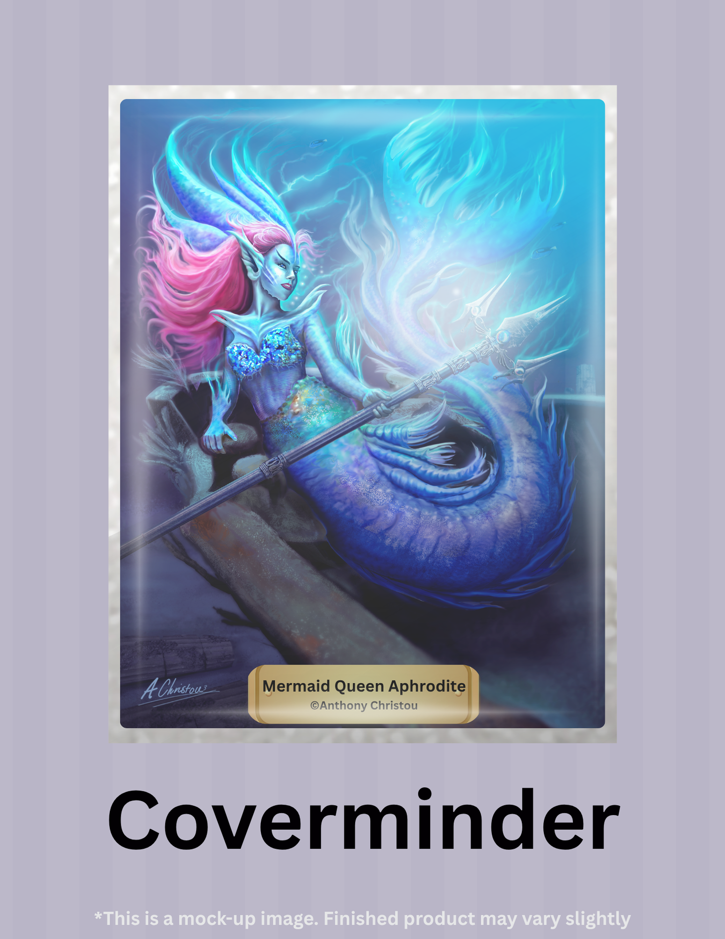 Mermaid Queen Aphrodite by ©Anthony Christou Limited Edition Coverminder