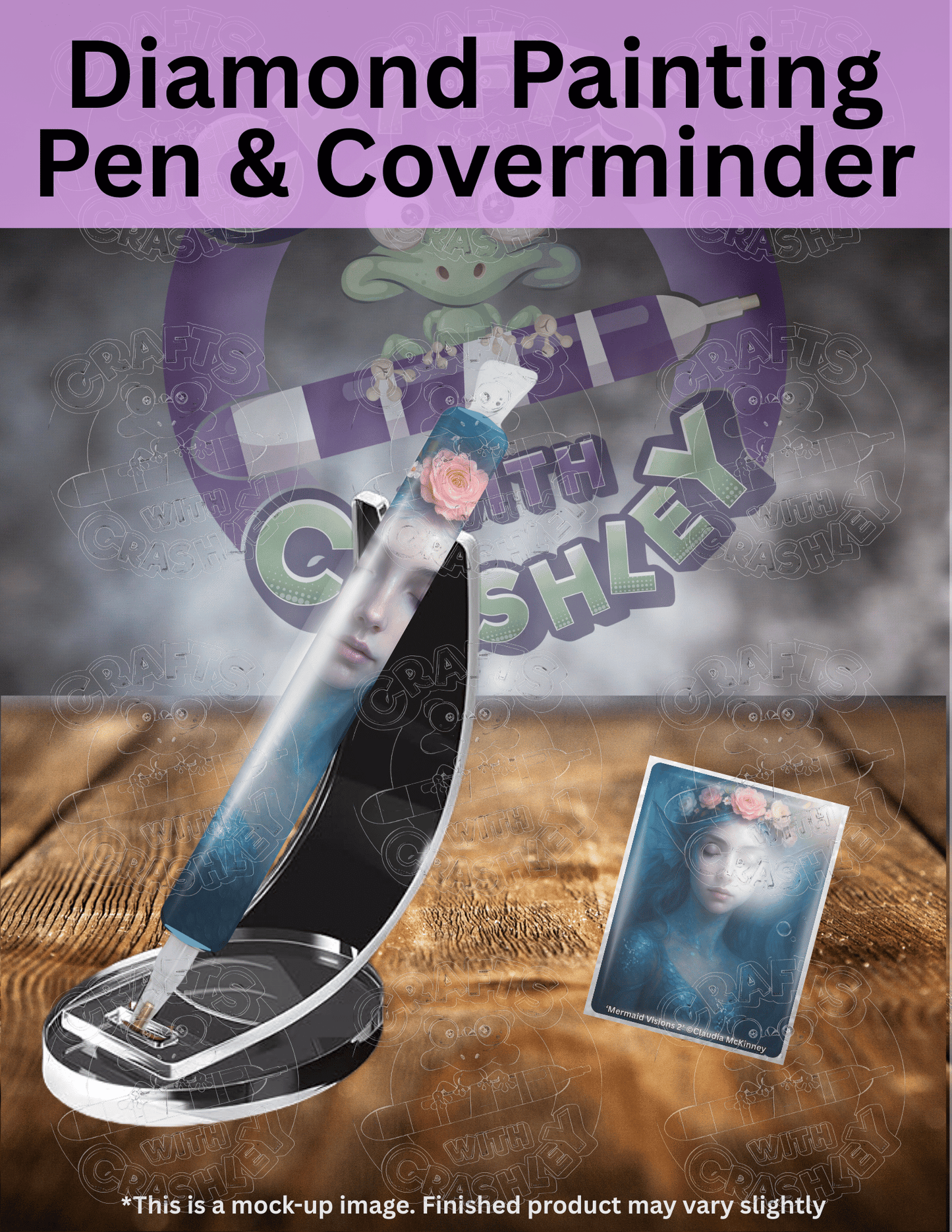 "Mermaid Visions 2" by ©Claudia McKinney Premium Accessories for Diamond Painting