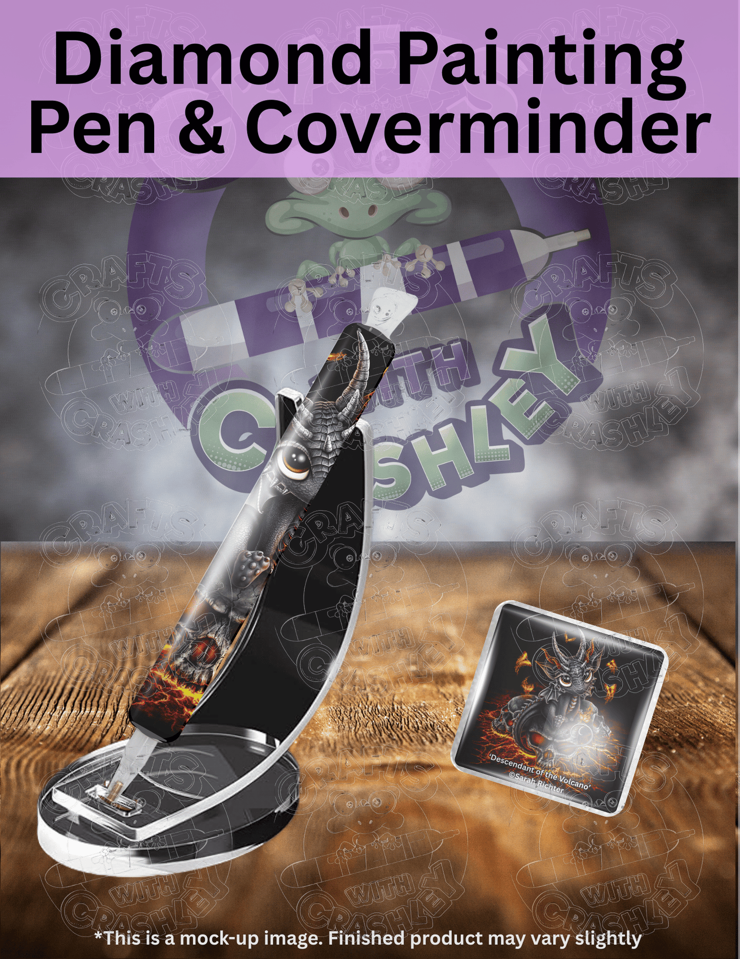 "Descendant of the Volcano" by ©Sarah Richter Premium Accessories for Diamond Painting